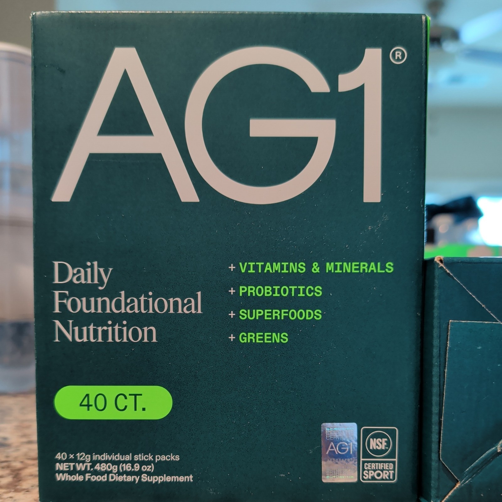 AG1 Original Formula Greens Powder Supplement Daily Nutrition 40 Travel Packs
