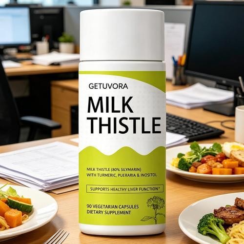 GETUVORA Milk Thistle Extract 300 Mg,Uvora – Milk ThistleDetox. Liver Health Sup