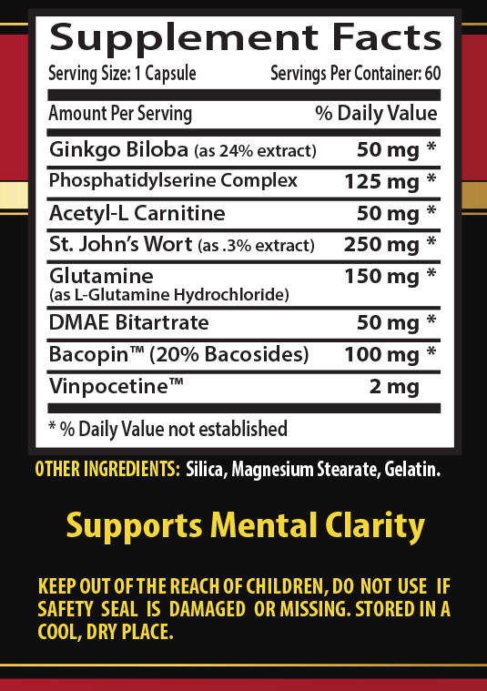 Memory Enhancement pills – BRAIN & MEMORY BOOSTER – 3B – Cognitive Enhancement