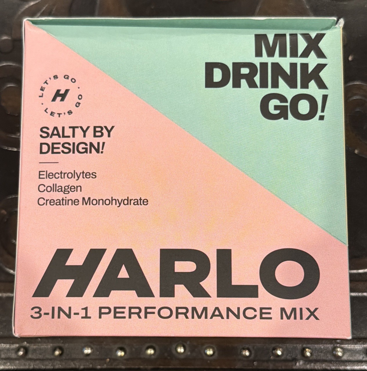 HARLO 3-in-1 Performance Mix Salty By Design! MIX DRINK GO 12 Sachets / Packets