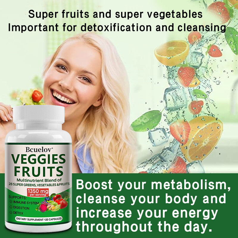 Fruits and Veggies Supplement Balance of Daily Nature Fruits & Vegetables 30-120