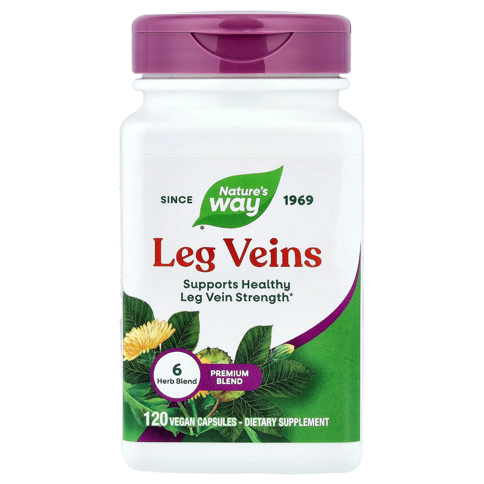 2 X Nature’s Way, Leg Veins, 120 Vegan Capsules