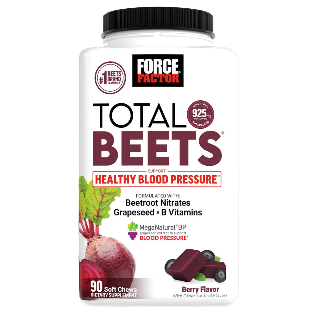 Foce Factor Total Beets Soft Chews 90ct Nitric Oxide EXP-08/27