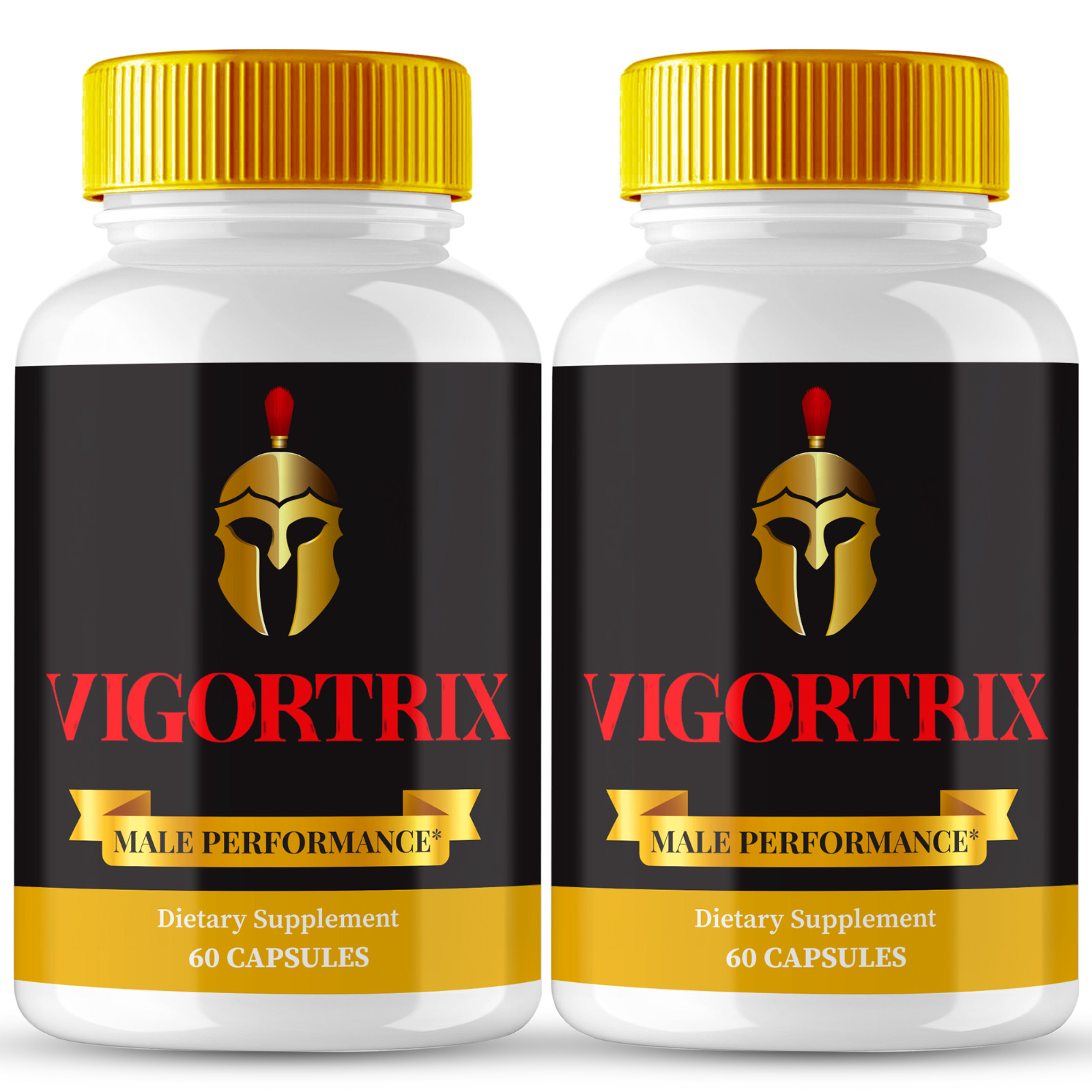 (2 Pack) Vigortrix Men Vitality Pills, Natural Energy & Stamina Support for Men