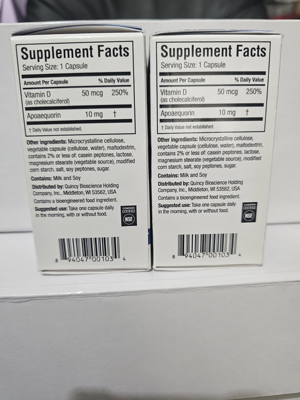 Prevagen Regular Strength 10mg Capsules – 30 Count – 2 Box (60-Day Supply) NEW!