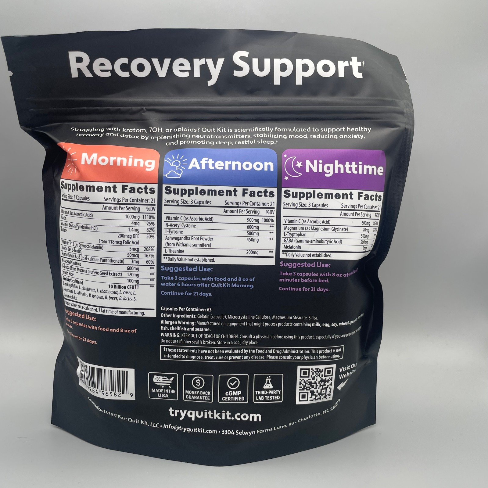 Quit Kit 21-Day Non-Addictive Supplement Program