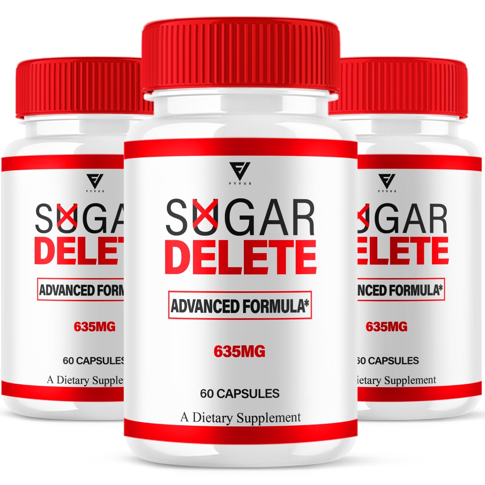 (3 Pack) Sugar Delete Glycogen Pills, SugarDelete Max Strength (180 Capsules)