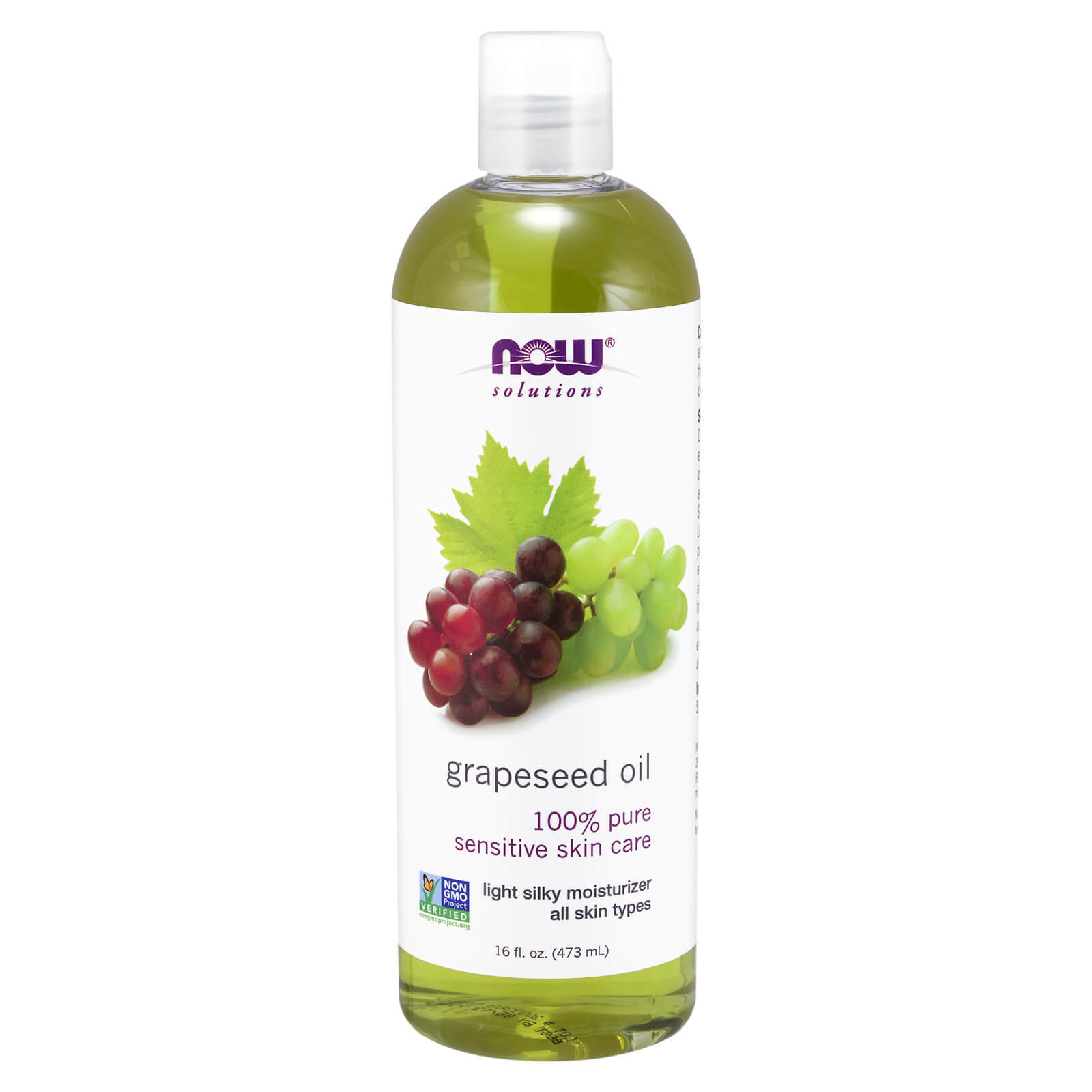 3 x NOW Grapeseed Oil 16 fl oz