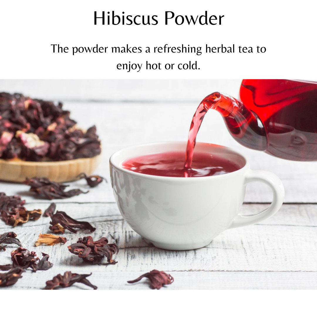 Hibiscus Powder for Tea Skin & Hair Moisturizer 100 Grams/3.5 Oz | 100% Natural