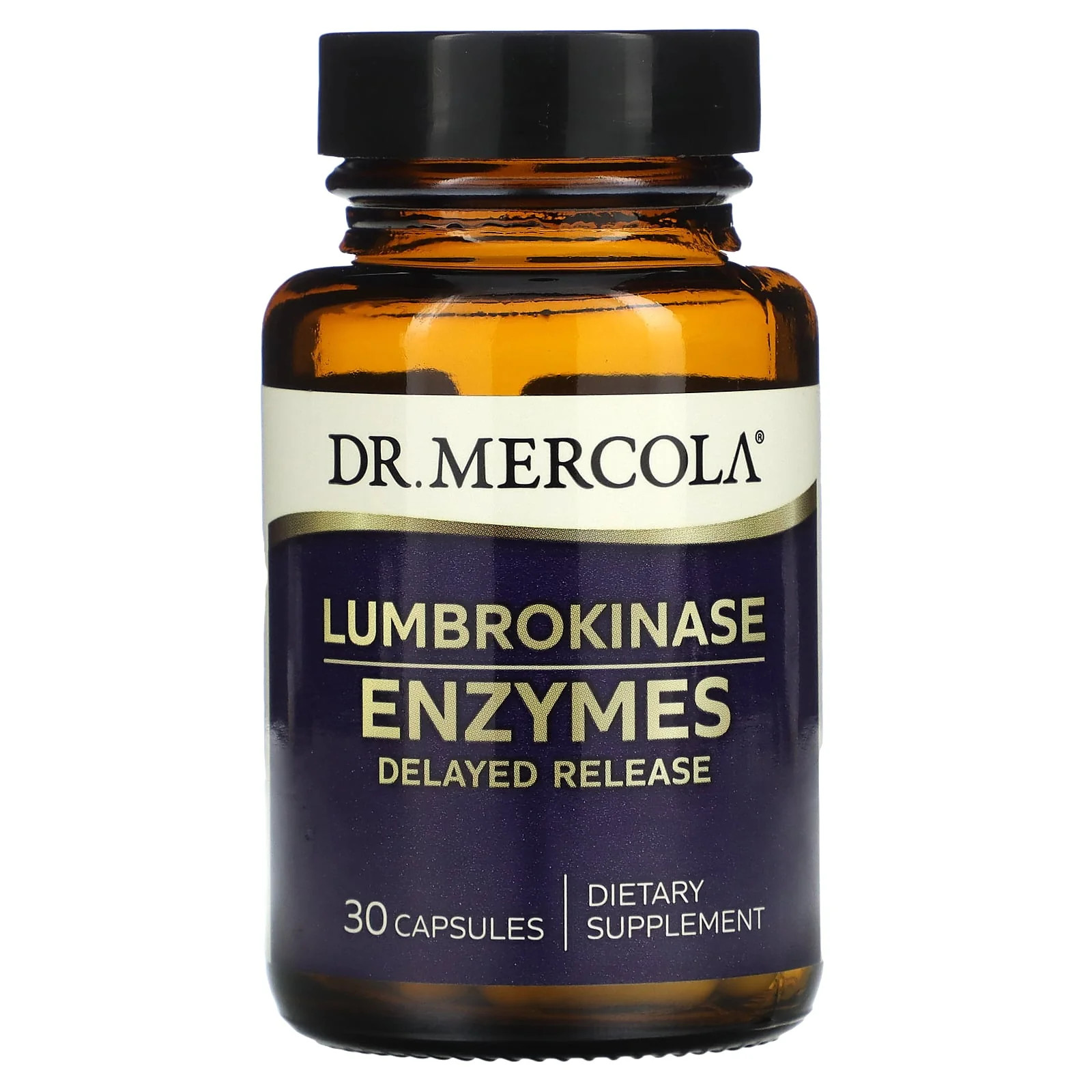 2 X Dr. Mercola, Lumbrokinase Enzymes, 30 Capsules