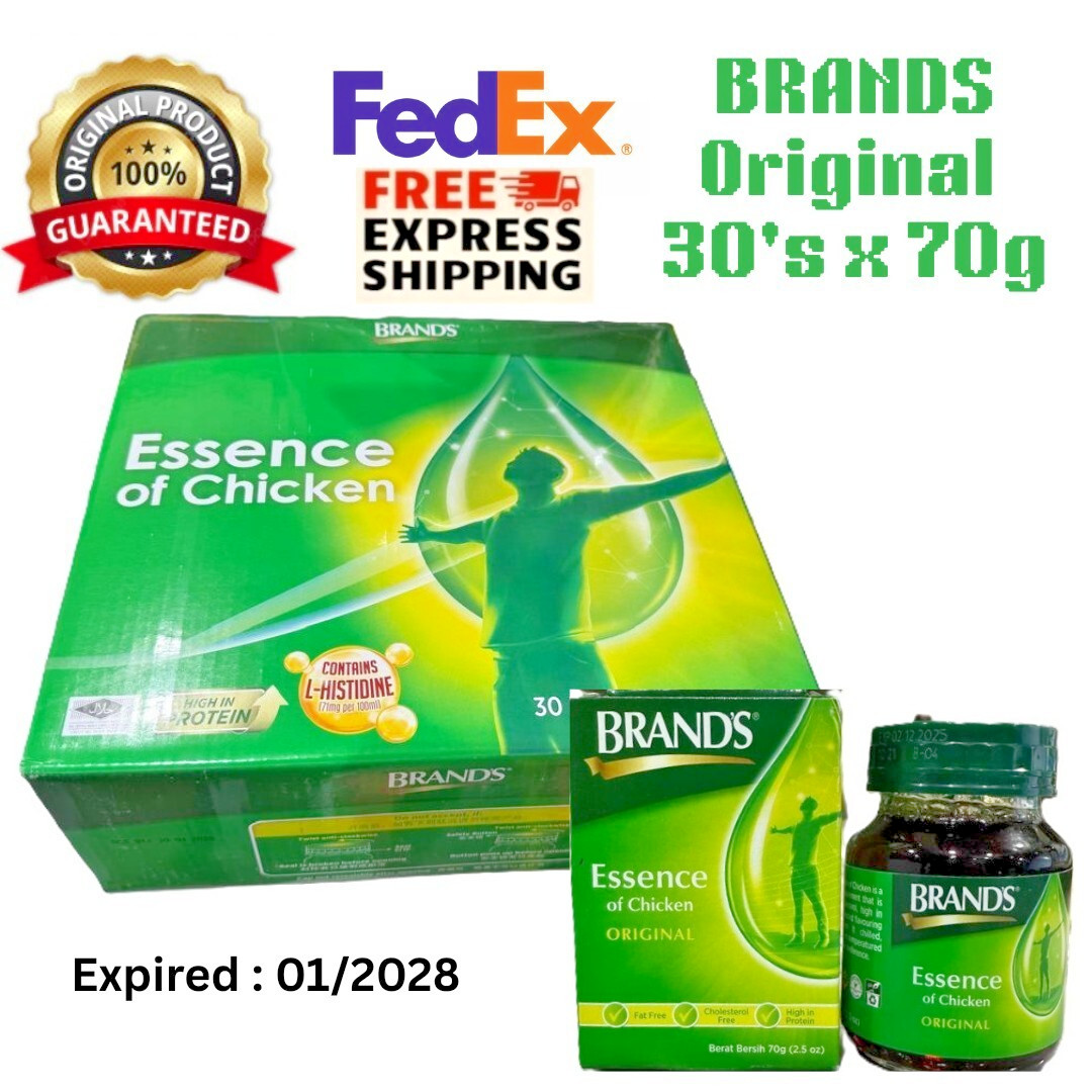 BRAND’S Essence of Chicken Original 70g x 30’s for Energy & Concentration 1 pack