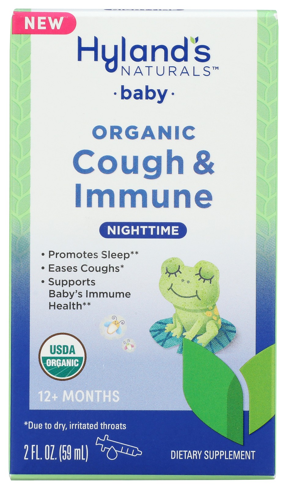 Hyland’S Naturals Baby Organic Cough & Immune Nighttime Supplement 2 Fl 3 Pack