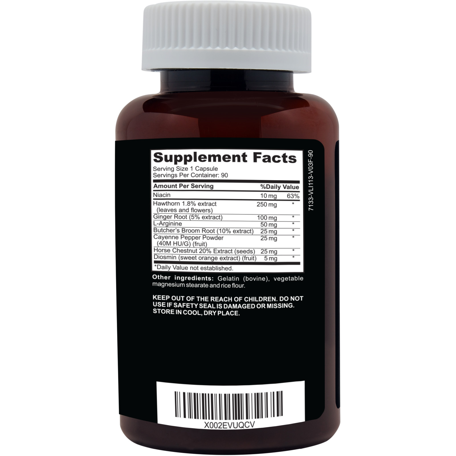 CLINICAL DAILY Blood Circulation Supplement. 100% Herbal, Horse Chestnut Cayenne