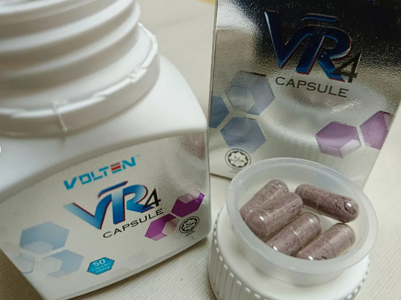 2x Volten VR4 Capsule Black Ginger Extract Plant Based General Health