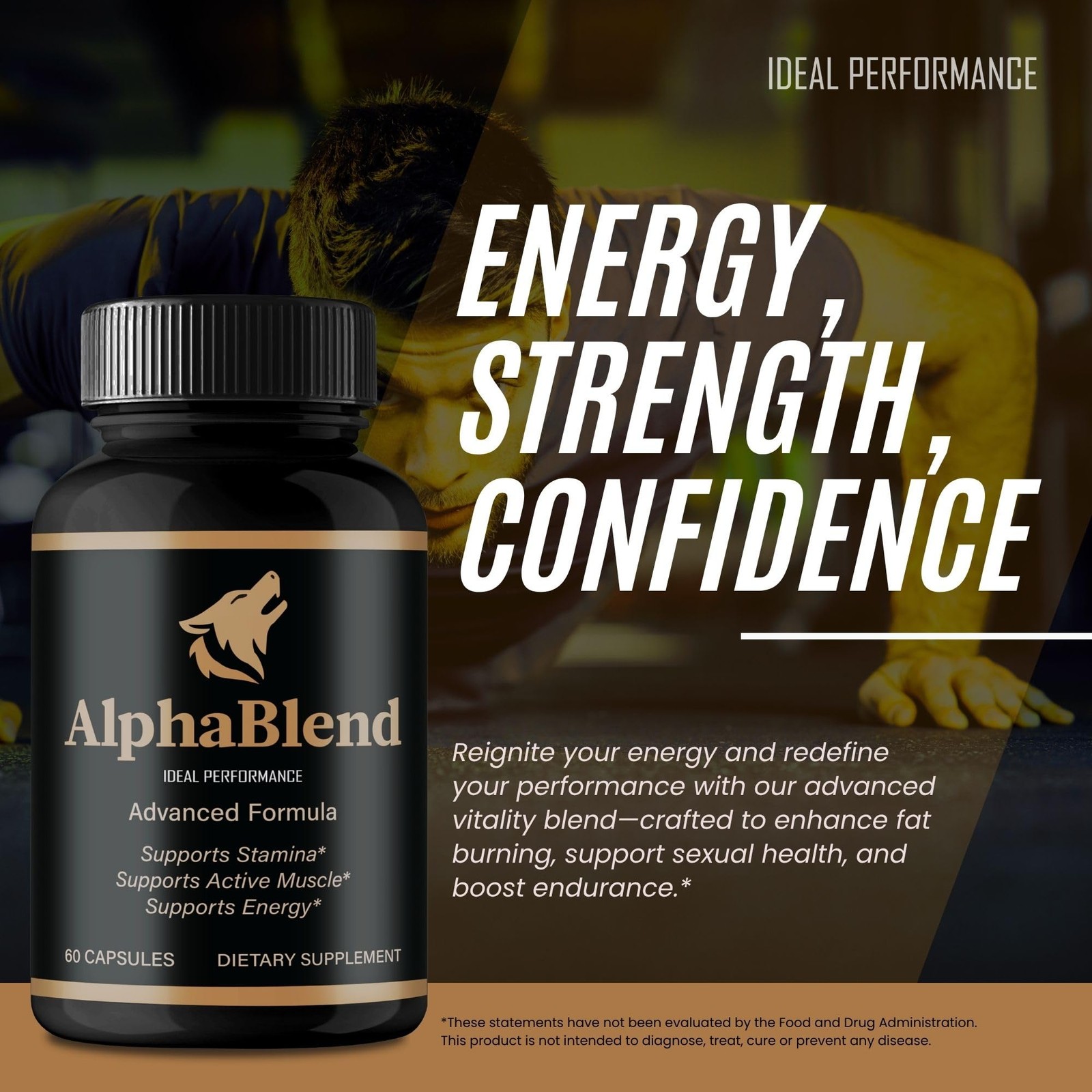 Alpha Blend General Wellness Supplement – 60 Capsules