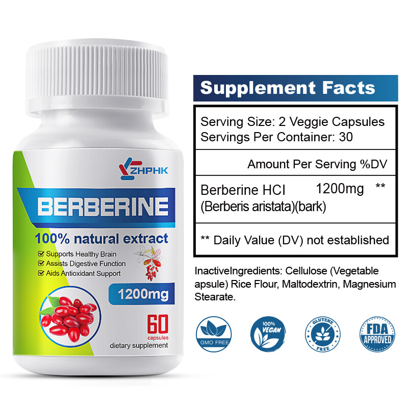 Berberine hard capsules help with anti-inflammatory antioxidant antibacterial