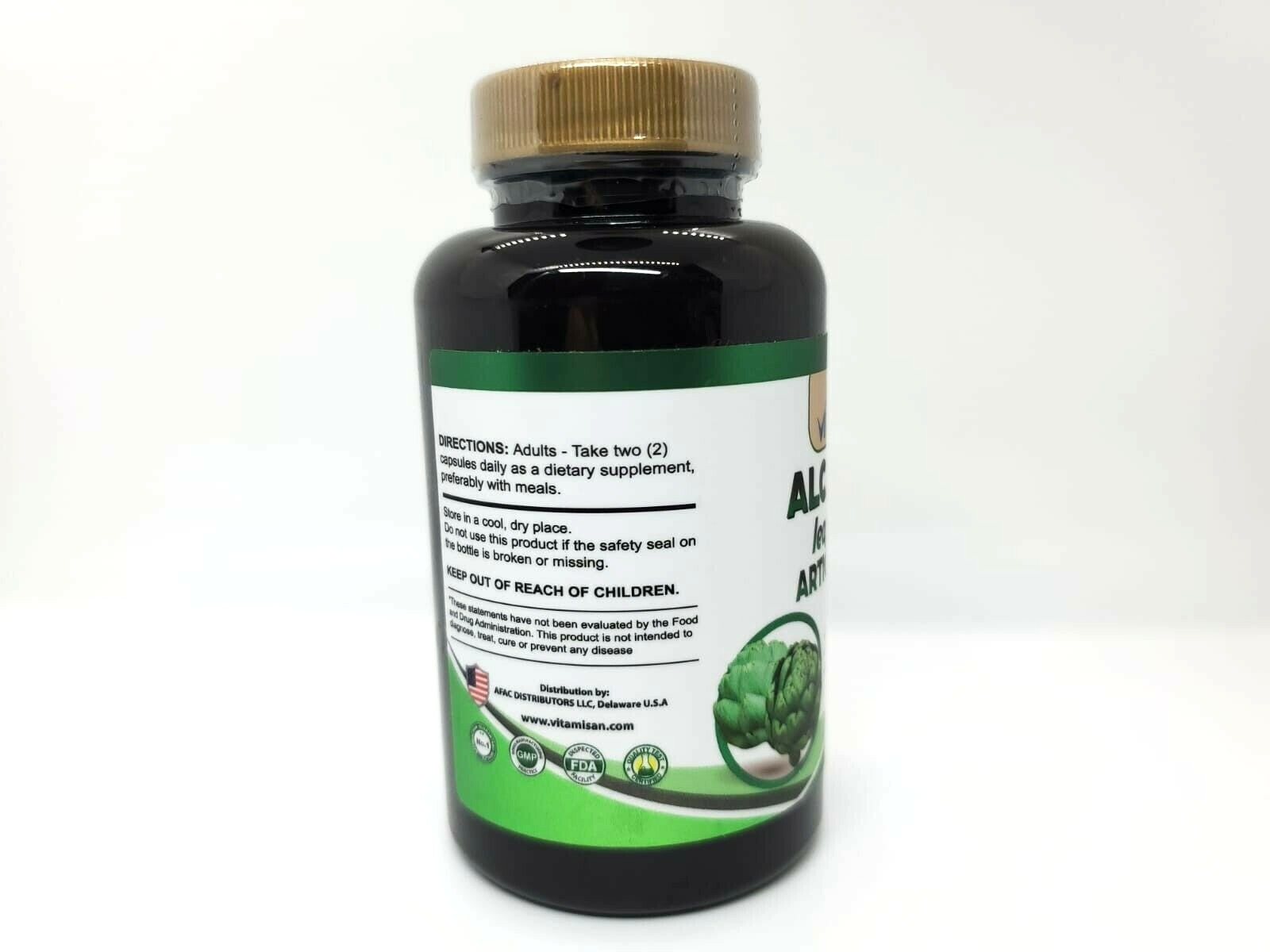 Artichoke 4000 mg Capsules, Leaf Extract, Capsulas Extracto de Hoja Alcachofa