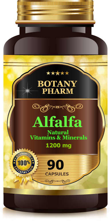 Alfalfa Extract, Vitamins, Minerals, Chlorophyll Antioxidant Green Superfood