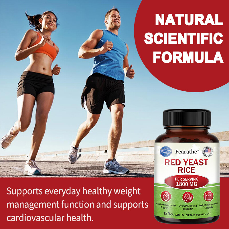 Red Yeast Rice 1800Mg – Heart, Cardiovascular Health, Improved Blood Circulation