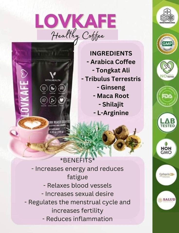 V-LovKafe Coffee Blend Powered by Adaptogens- New! Vital Health Exp 3/2027