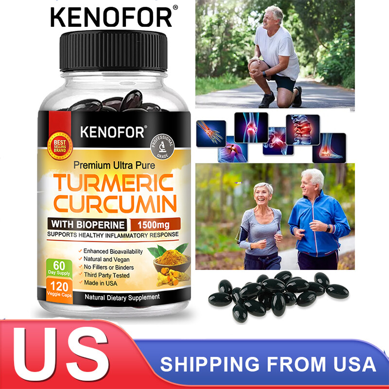 Curcumin Ginger + Black Pepper – Supports Healthy Joints 120 Capsules