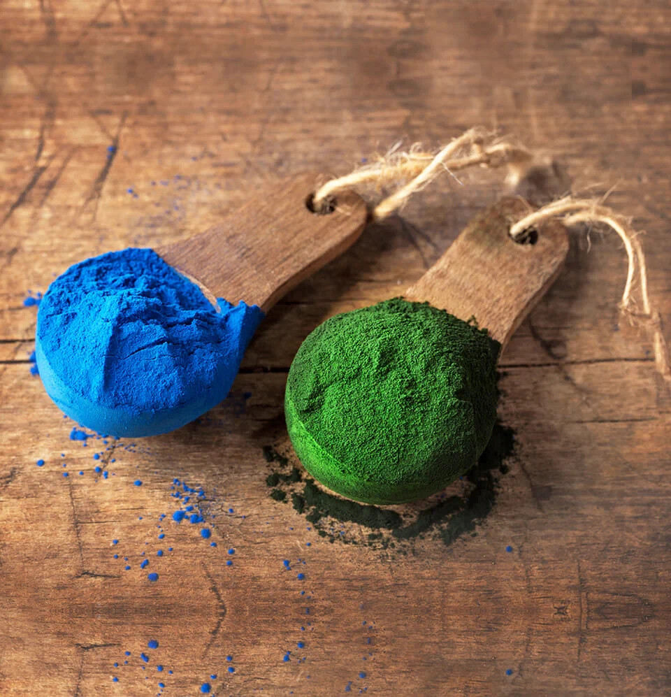 Blue Spirulina Organic Powder – Non GMO Boost Immune System Odorless