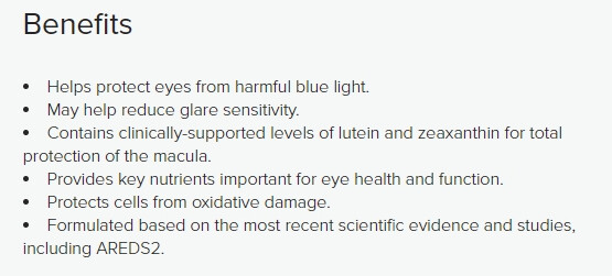 Nu Skin Pharmanex Eye Formula Exp 07/2027 Help protect eyes from blue light