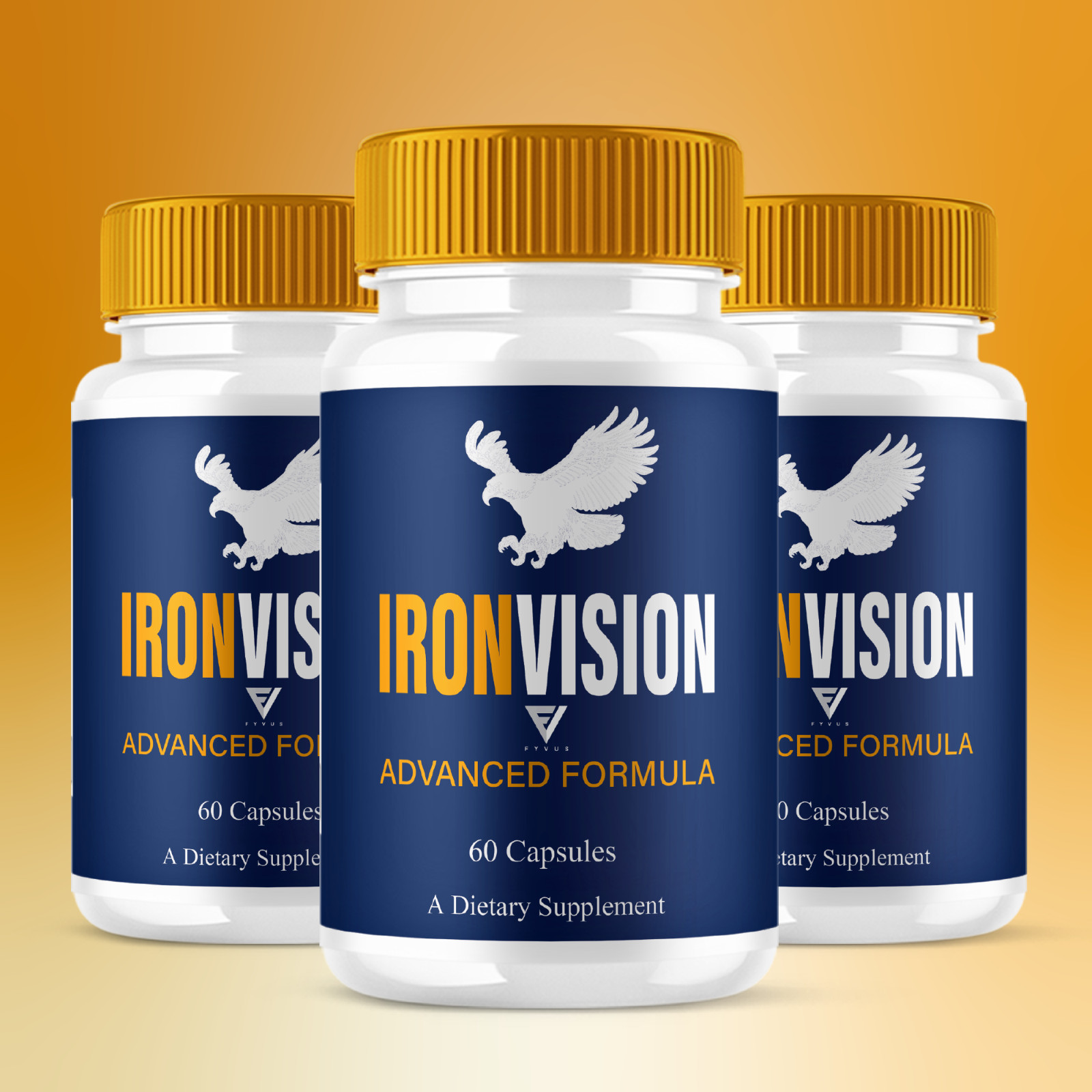 (5 Pack) Iron Vision Capsules, IronVision Advanced Vision Support (300 Capsules)