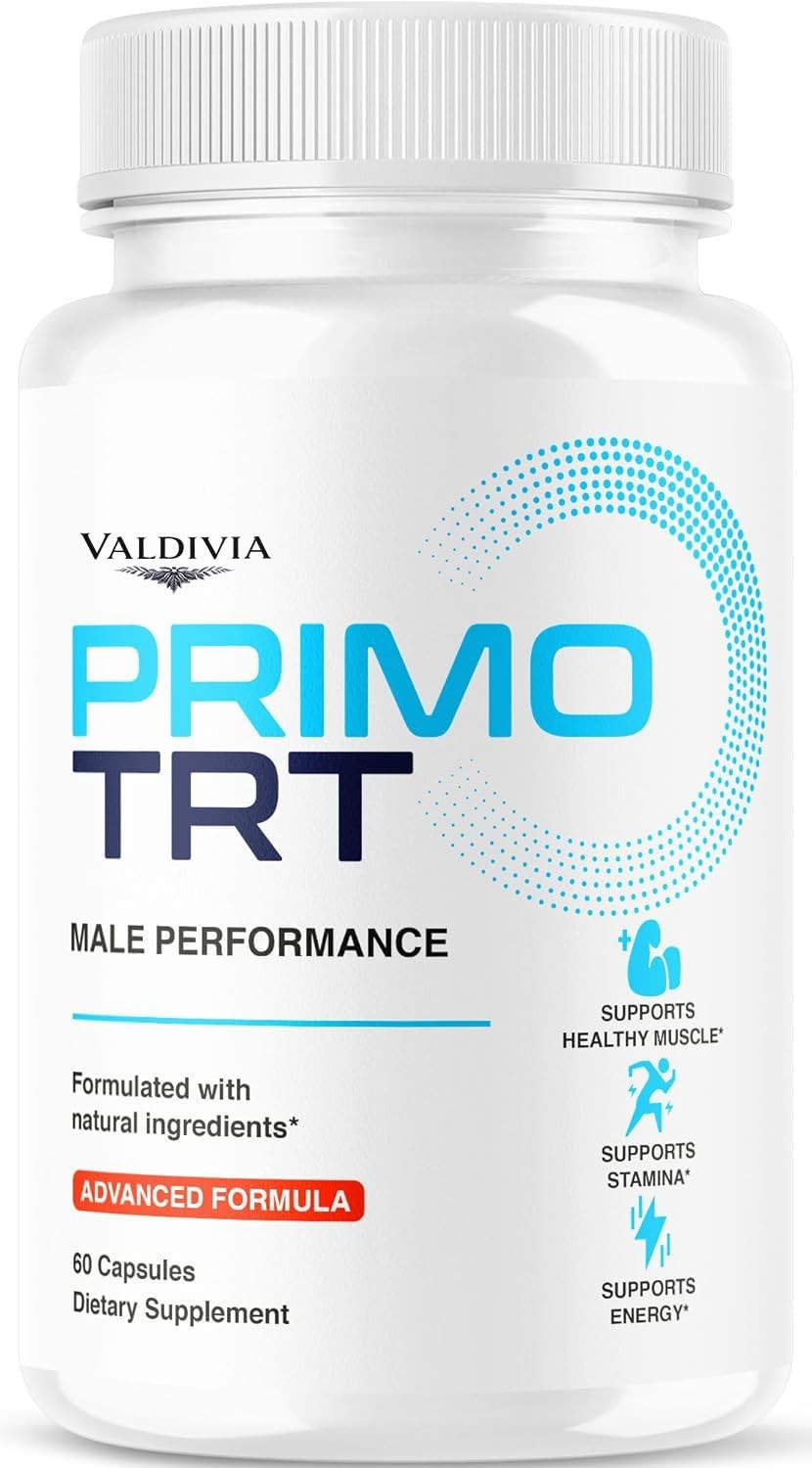 Valdivia PrimoT Pro 60 Capsules Men’s Health Supplement Made in USA Male Support