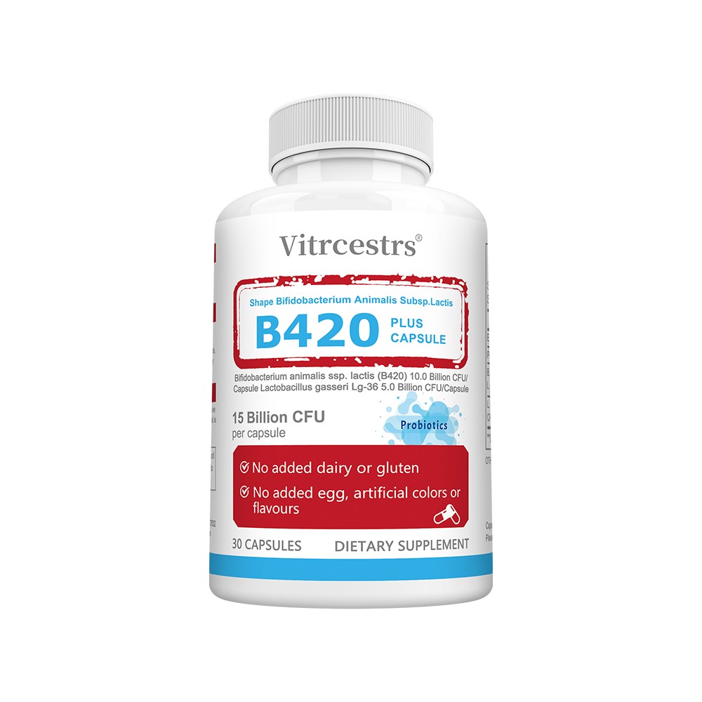 B420 Probiotic With 10Billion 30/60/120Capsule Boost Glucose Metabolism Non-GMO