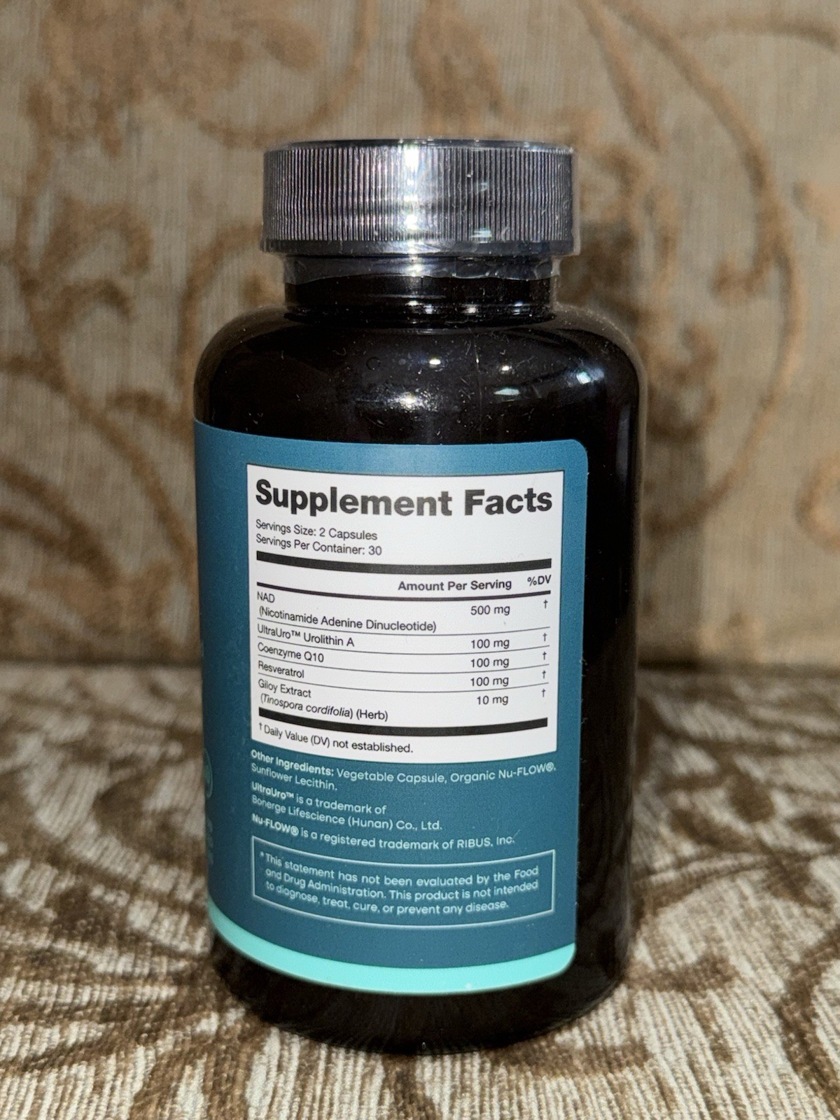 ETTA VITA NAD+ Liposomal Urolithin A CoQ10 Anti-Aging Supplement 60 Capsules