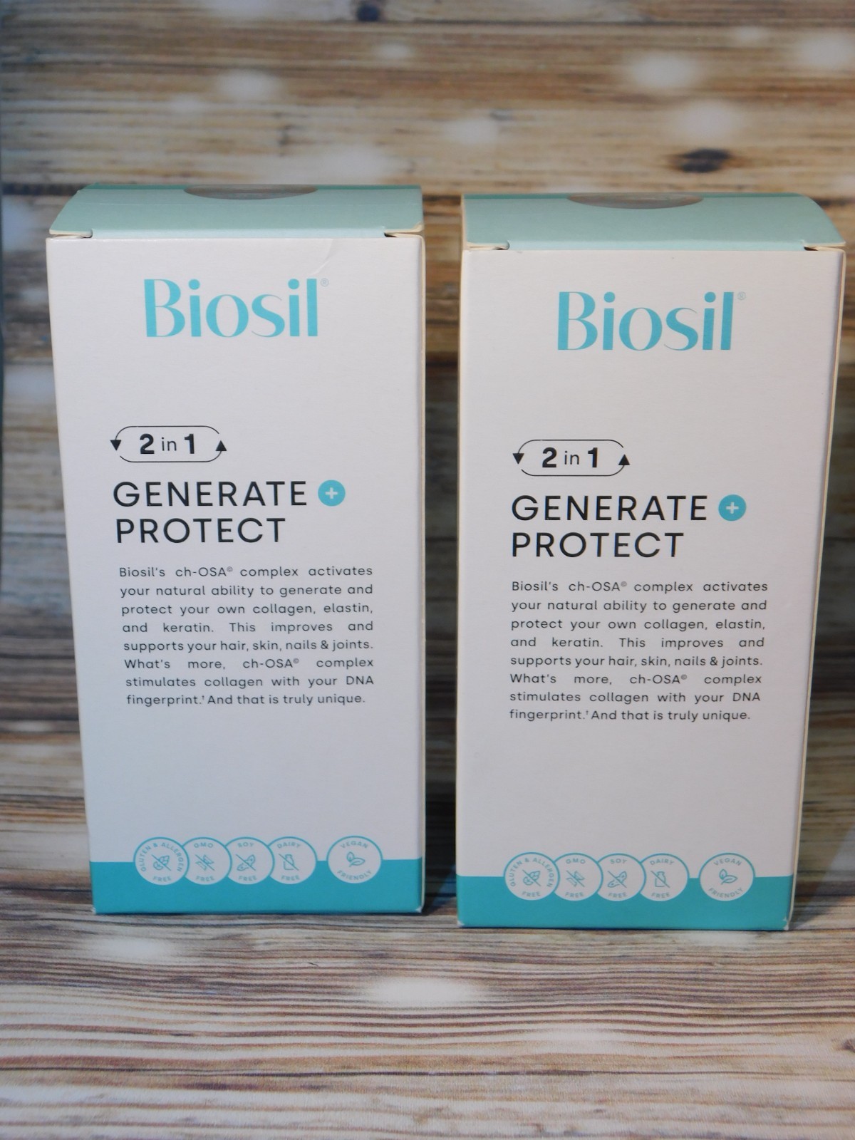 2-pack BIOSIL Collagen Generator for Hair Skin Nails Joints 30ct (x2) 4/26 #DL02