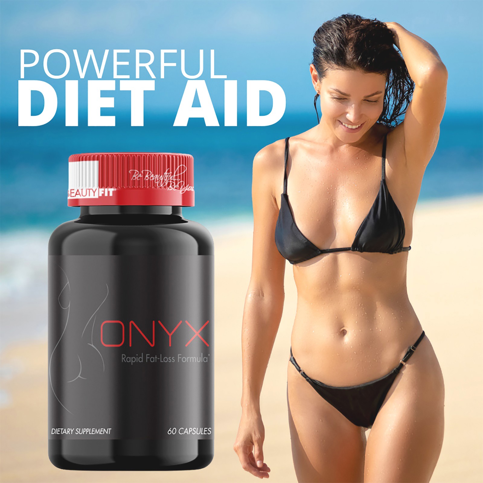 2 Pack Onyx Rapid Fat-Loss Formula Capsules by BeautyFit for Women – 60 Count