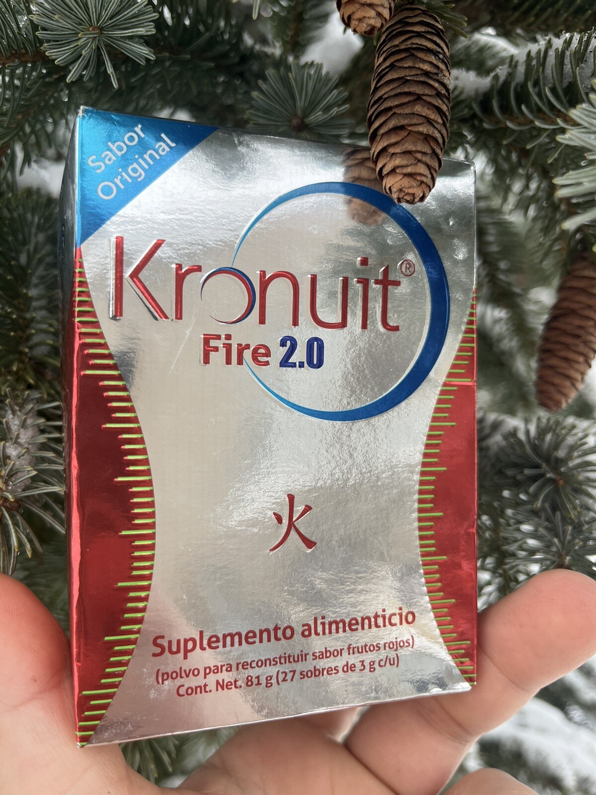 Sanki Kronuit Fire 2.0 (27 Sobres/packets) 1 Box. 1 Caja.