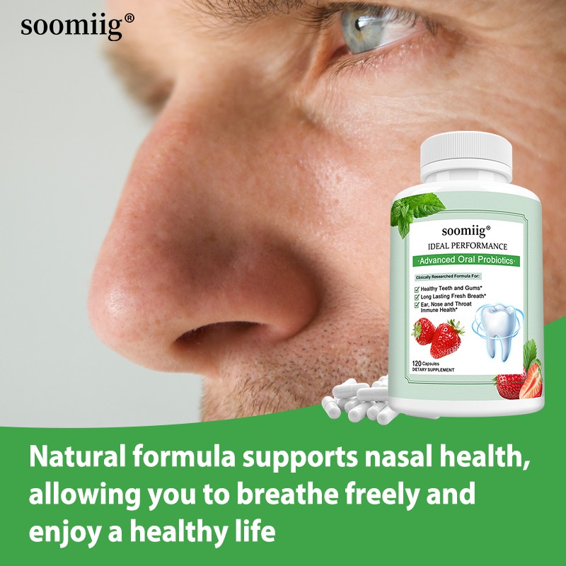 Oral Probiotic Supp Restore Healthy Teeth Fresh Breath Support Fight Bad Breath
