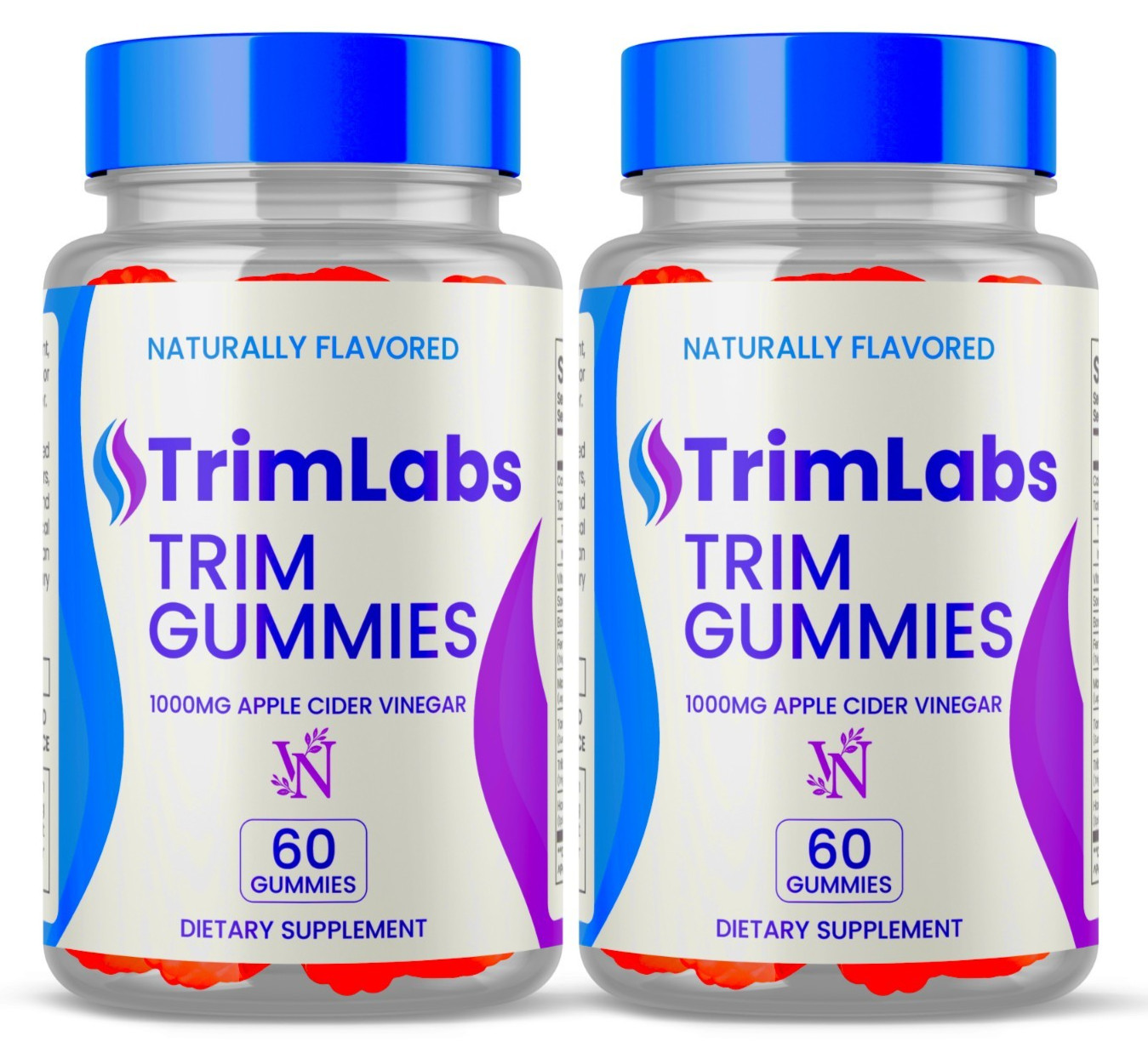 Trim Labs Trim Gummies Apple Cider Vinegar 120 Naturally Flavored Gummies