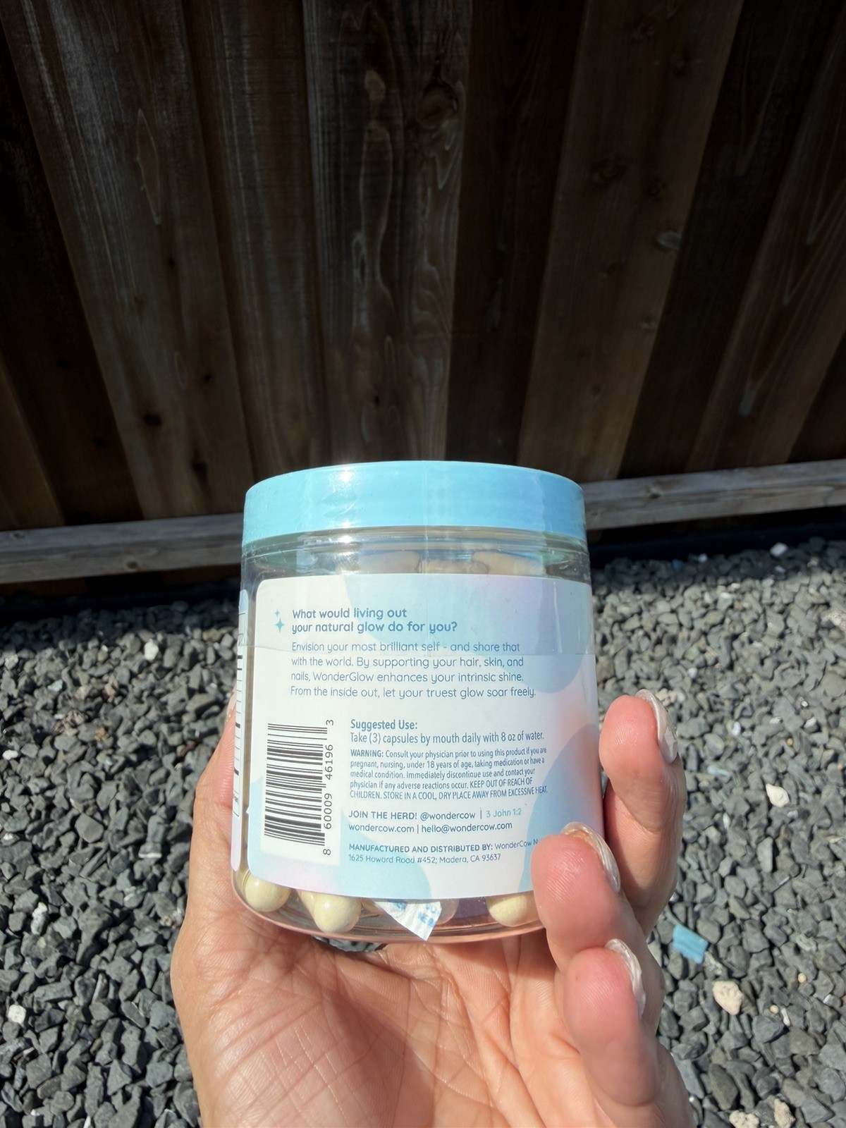 WonderCow WonderGlow Colostrum Collagen Hyaluronic Acid Skin Supplement 90ct