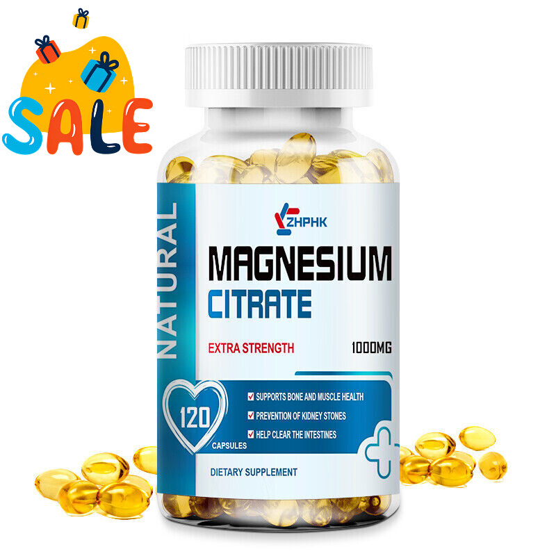 Magnesium Citrate 120 Pills NaturalSlim MagicMag C- Bone Health, Immune System