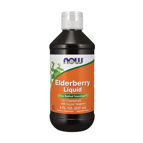NOW FOODS Elderberry Liquid 8 fl oz