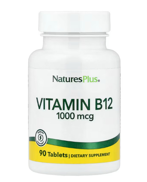 NaturesPlus Vitamin B12 1000 mcg 90 Tablets