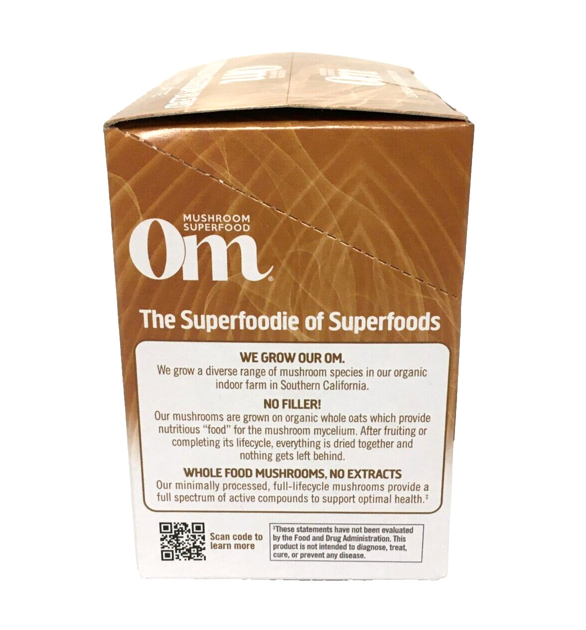 OM Superfood Mushroom Blend Coffee Latte Energy Focus Immune Health 10 Packets