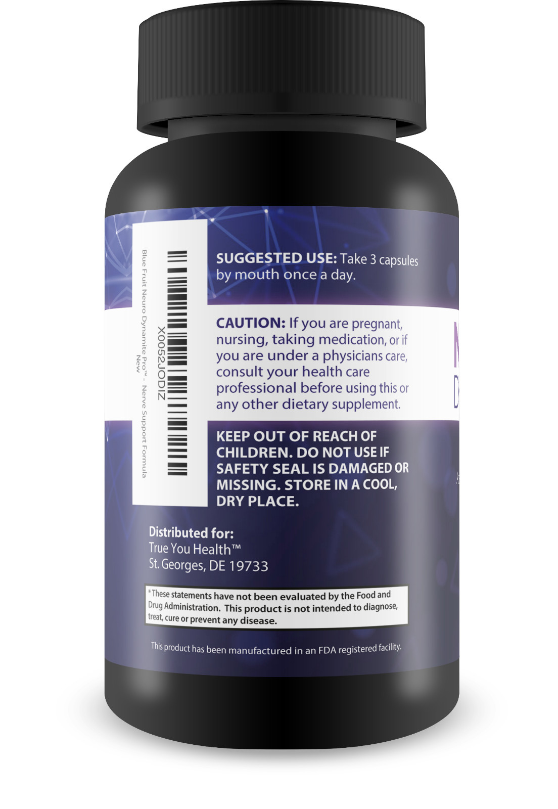 Blue Fruit Neuro Dynamite Pro – Our Best Memory Brain Support -Energy Supplement