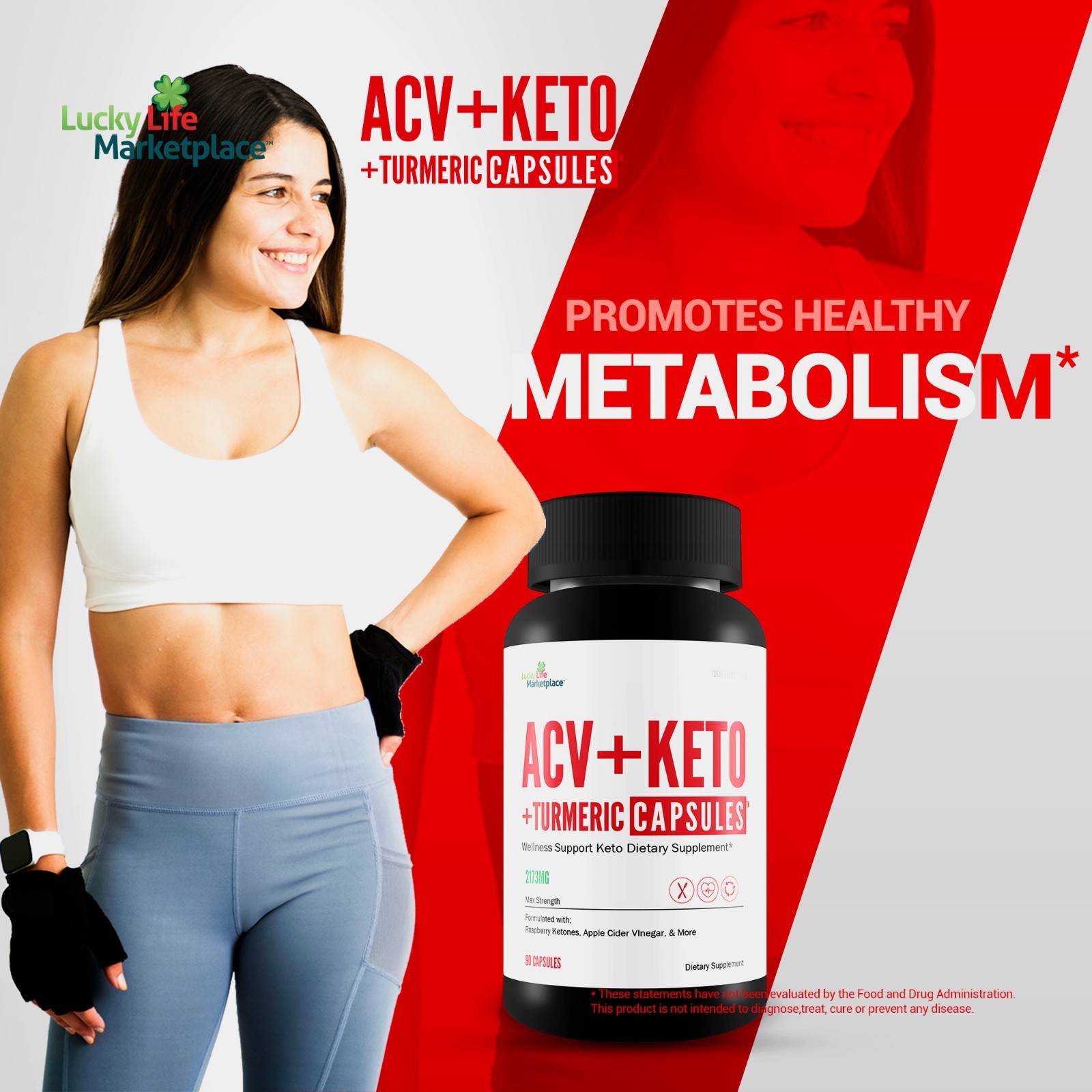 ACV + Keto + Turmeric – Weight Management & Energy Formula – Keto Friendly ACV