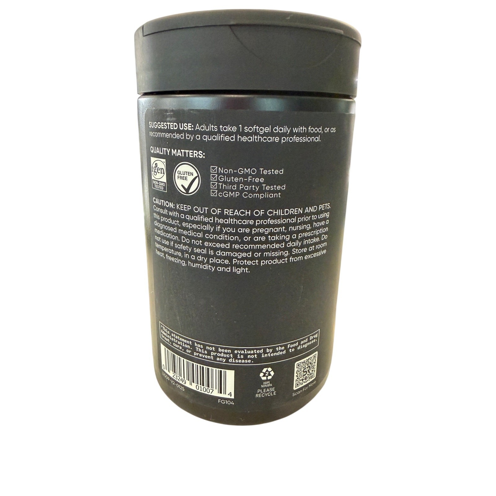 Sports Research Evening Primrose Oil 1300mg Cold-Pressed 120 Softgels Gluten Fre