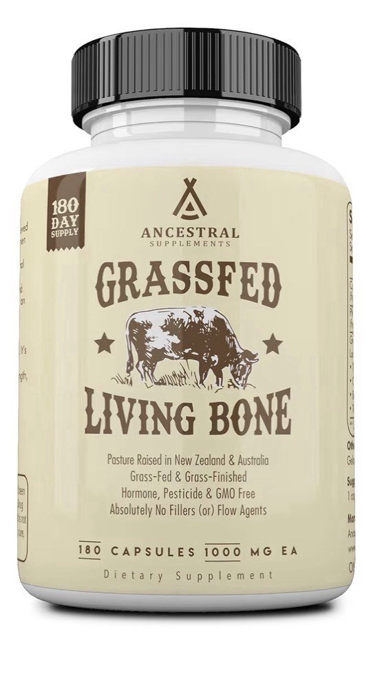 2 Pack Ancestral Supplements Living Bone Grass Fed Beef Pasture Raised