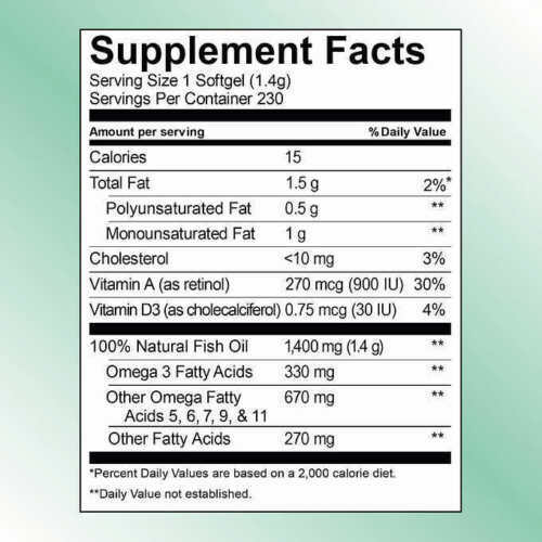 New Kirkland Signature Wild Alaskan Fish Oil 1400 mg230 Softgels FREE SHIPPING