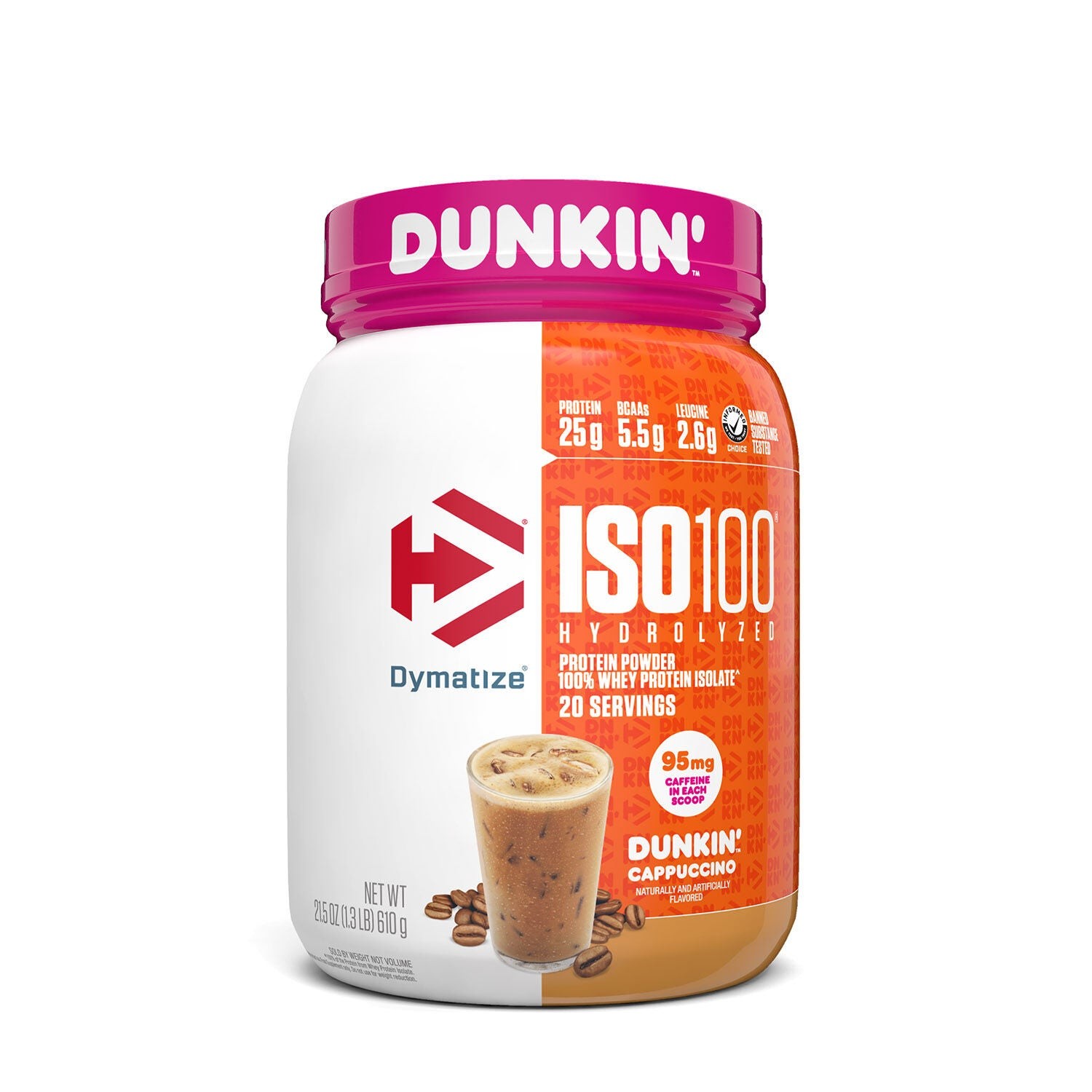 ISO100® Whey Protein Isolate – Dunkin’™ Cappuccino (20 Servings)