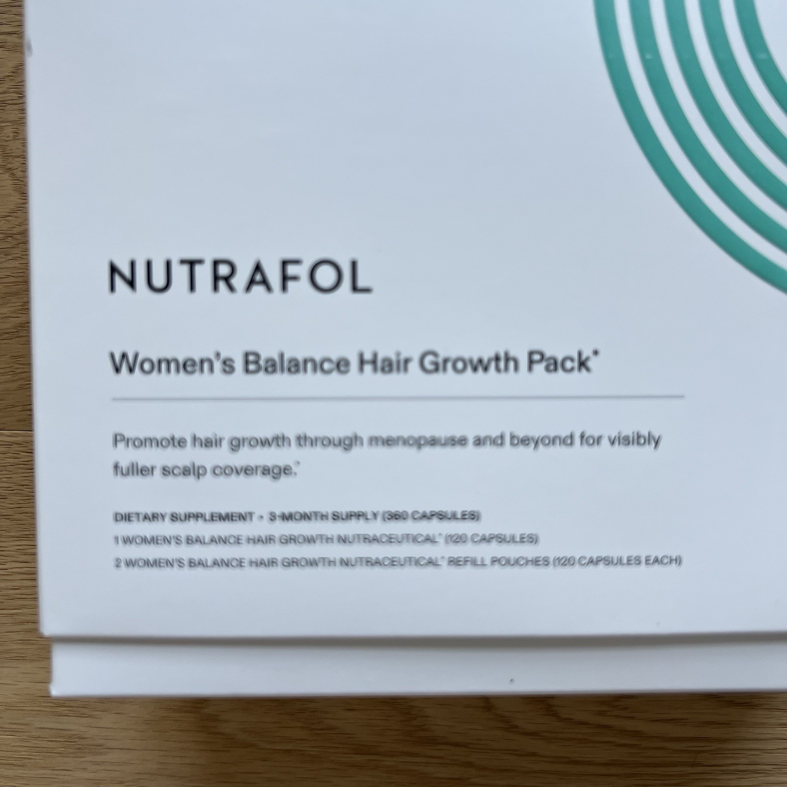 Nutrafol Women’s Balance Hair Growth Pack, 3 month supply Exp 12/2026