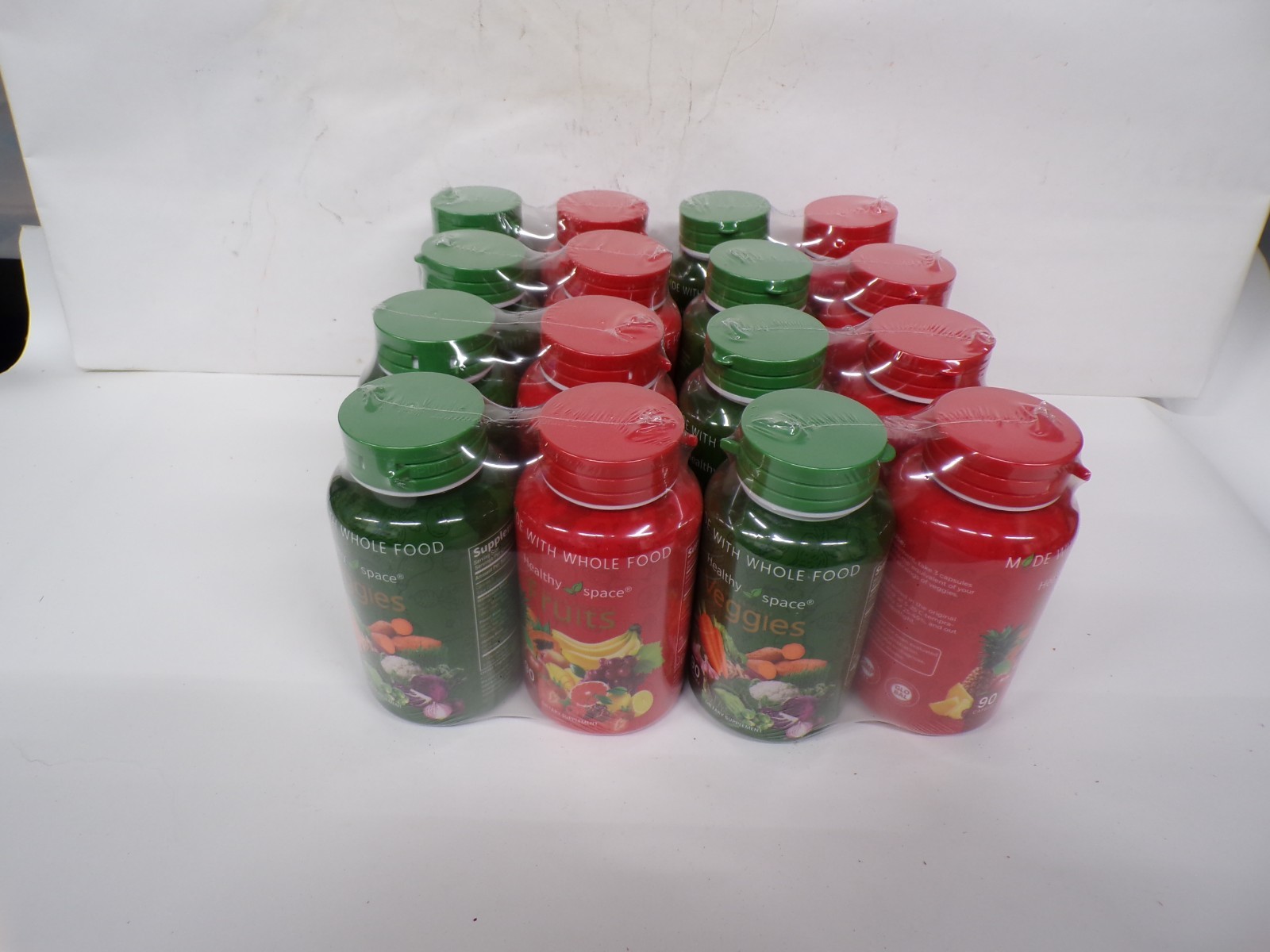 S Healthy Space 2PK Fruits+Veggies Whole Foods Supplements 90 capsules exp: 1/27